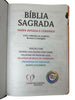 Kit 02 Bíblias Marrom Evangélicas Letra Gigante Capa Semiflexível ARC Com Harpa e Índice Fem & Masc