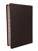 Kit 02 Bíblias Marrom Evangélicas Letra Gigante Capa Semiflexível ARC Com Harpa e Índice Fem & Masc