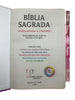 Bíblia Escolhida Por Deus Letra Gigante Capa Dura Com Harpa E Abas Coladas Feminina Arc