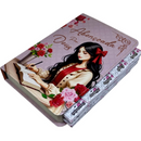 Bíblia Abençoada Por Deus Letra Gigante Capa Flexível Com Harpa E Abas Feminina Arc