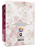 Bíblia Circulo Floral Letra Hipergigante Capa Dura Com Abas Femininas e Harpa Arc