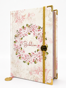 Bíblia Sagrada Letra Hipergigante PPM Capa Dura Círculo Floral Rosa Feminina Com Elástico Harpa ARC