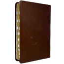 Bíblia Curas e Milagres Cor Marrom De Estudo Letra Gigante Capa Flexível Feminina e Masculina Kja Com Índice