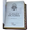 Bíblia Curas e Milagres Cor Marrom De Estudo Letra Gigante Capa Flexível Feminina e Masculina Kja Com Índice