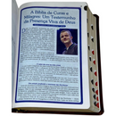 Bíblia Curas e Milagres Cor Marrom De Estudo Letra Gigante Capa Flexível Feminina e Masculina Kja Com Índice