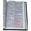 Bíblia Curas e Milagres Cor Marrom De Estudo Letra Gigante Capa Flexível Feminina e Masculina Kja