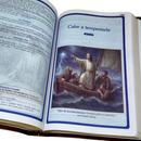 Bíblia Curas e Milagres Cor Marrom De Estudo Letra Gigante Capa Flexível Feminina e Masculina Kja