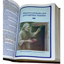 Bíblia Curas e Milagres Cor Marrom De Estudo Letra Gigante Capa Flexível Feminina e Masculina Kja