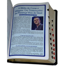 Bíblia Curas e Milagres Cor Preta De Estudo Letra Gigante Capa Flexível Feminina e Masculina Kja Com Índice