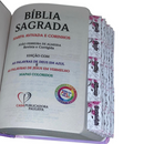 Bíblia Escolhida Por Deus Letra Gigante Capa Dura Com Harpa E Abas Feminina Arc