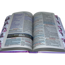 Bíblia Escolhida Por Deus Letra Gigante Capa Dura Com Harpa E Abas Feminina Arc