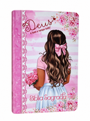 Kit 2 Bíblias Sagrada Feminina  - Capa Semi Flexivel Letra Gigante Sou Amada e Deus é Bom - Arc