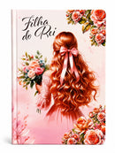 Bíblia Filha Do Rei Letra Gigante Capa Dura Com Harpa Feminina Arc