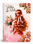 Bíblia Filha Do Rei Letra Gigante Capa Dura Com Harpa E Índice Feminina Arc
