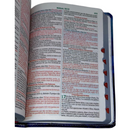 Bíblia Circulo Floral Preta Letra Gigante Capa Flexível Com Harpa e Índice Feminina Arc