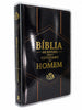 Kit de Capa Protetora + Bíblia de Estudo para o Cotidiano do Homem com Índice Capa Dura NVA Gigante Masculino