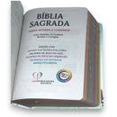 Bíblia Feminina Evangélica Jardim Secreto Letra Hipergigante Capa Dura Harpa e Corinhos - Almeida Revista e Corrigida