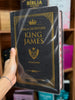 Kit de Capa Protetora & Bíblia de Estudo King James Preta Capa Dura Letra Gigante Color Com Índice