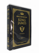 Kit de Capa Protetora & Bíblia de Estudo King James Atualizada Preta Capa Dura Letra Gigante Color