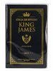 Kit de Capa Protetora & Bíblia de Estudo King James Atualizada Preta Capa Dura Letra Gigante Color