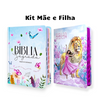 Kit 2 Bíblias Femininas Sagradas Letra Gigante Semi Flexível  e Hipergigante Capa Dura Harpa ARC Jardim Secreto e Lion Dance