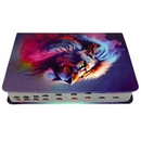 Bíblia Leão Estrela Color Letra Gigante Capa Flexível Com Harpa e Índice Masculina e Feminina Arc