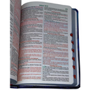 Bíblia Leão Gelo Letra Gigante Capa Flexível Com Harpa e Índice Masculina e Feminina Arc