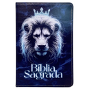 Bíblia Leão Gelo Letra Gigante Capa Flexível Com Harpa e Índice Masculina e Feminina Arc