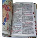 Bíblia Leão Girassol Letra Gigante Capa Flexível Com Harpa e Índice Feminina Arc