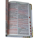 Bíblia Leão Girassol Letra Gigante Capa Flexível Com Harpa e Índice Feminina Arc