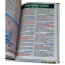 Bíblia Leão Girassol Letra Gigante Capa Flexível Com Harpa e Índice Feminina Arc