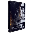 Bíblia Leão Jesus Letra Gigante Capa Flexível Com Harpa e Índice Masculina Arc