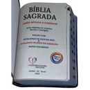 Bíblia Leão Jesus Letra Gigante Capa Flexível Com Harpa e Índice Masculina Arc