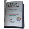 Bíblia Leão Sempre Foi Deus Letra Gigante Capa Flexível Com Harpa e Índice Masculina Arc