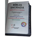 Bíblia Leão Sempre Foi Deus Letra Gigante Capa Flexível Com Harpa e Índice Masculina Arc