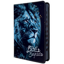 Bíblia Leão Sempre Foi Deus Letra Gigante Capa Flexível Com Harpa e Índice Masculina Arc