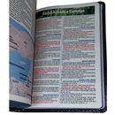 Bíblia Leão Sempre Foi Deus Letra Gigante Capa Flexível Com Harpa e Índice Masculina Arc