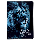 Bíblia Leão Sempre Foi Deus Letra Gigante Capa Flexível Com Harpa e Índice Masculina Arc