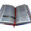 Bíblia Leão Visual Letra Gigante Capa Flexível Com Harpa e Índice Masculina Arc