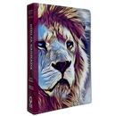 Bíblia Leão Visual Letra Gigante Capa Flexível Com Harpa e Índice Masculina Arc