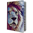 Bíblia Leão Visual Letra Gigante Capa Flexível Com Harpa e Índice Masculina Arc