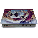 Bíblia Leão Visual Letra Gigante Capa Flexível Com Harpa e Índice Masculina Arc