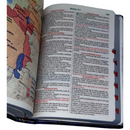 Bíblia Leão Yeshua Letra Gigante Capa Flexível Com Harpa e Índice Masculina Arc