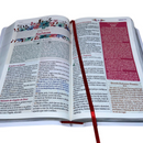 Bíblia Da Mulher Sábia Tulipa Branca De Estudo Letra Hipergigante Capa Flexível Com Harpa Feminina Arc