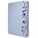 Bíblia Da Mulher Sábia Tulipa Branca De Estudo Letra Hipergigante Capa Flexível Com Harpa Feminina Arc