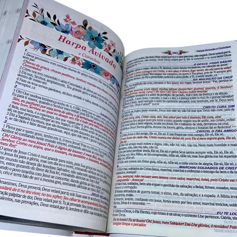 Bíblia Da Mulher Sábia Tulipa Branca De Estudo Letra Hipergigante Capa Flexível Com Harpa Feminina Arc