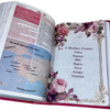 Bíblia Da Mulher Sábia Tulipa Pink De Estudo Letra Hipergigante Capa Flexível Com Harpa e Índice Feminina Arc
