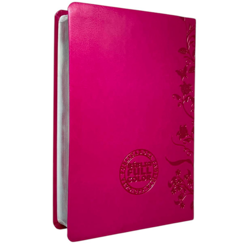 Bíblia Da Mulher Sábia Tulipa Pink De Estudo Letra Hipergigante Capa Flexível Com Harpa Feminina Arc