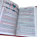 Bíblia Da Mulher Sábia Tulipa Pink De Estudo Letra Hipergigante Capa Flexível Com Harpa e Índice Feminina Arc