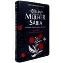 Bíblia Da Mulher Sábia Tulipa Preta De Estudo Letra Hipergigante Capa Flexível Com Harpa Feminina Arc